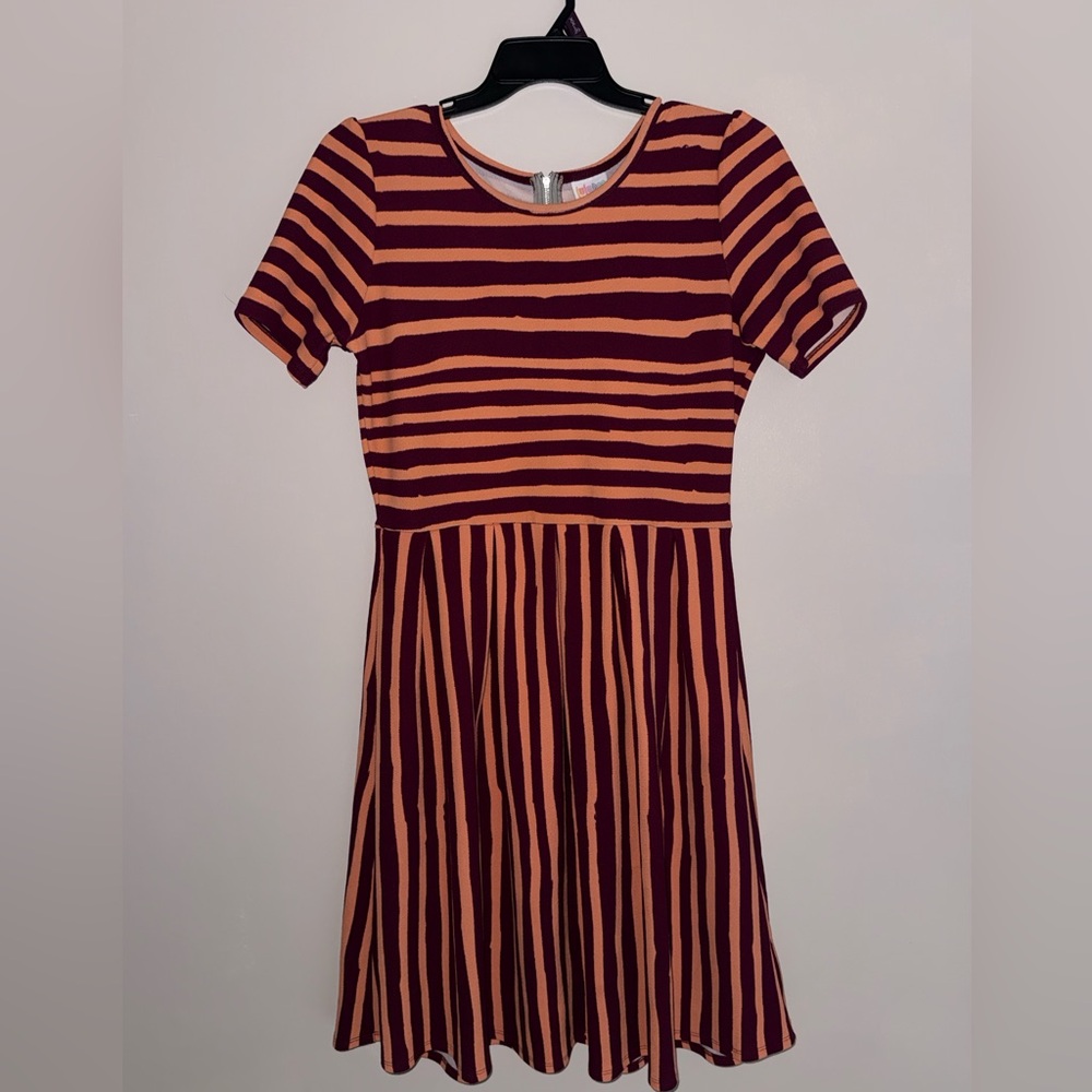 LuLaRoe Multicolor Striped Dress
